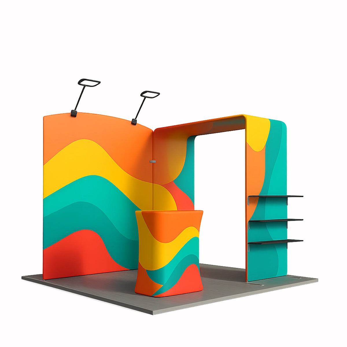 10x10ft trade show booth kit C3 for exhibitions and trade shows