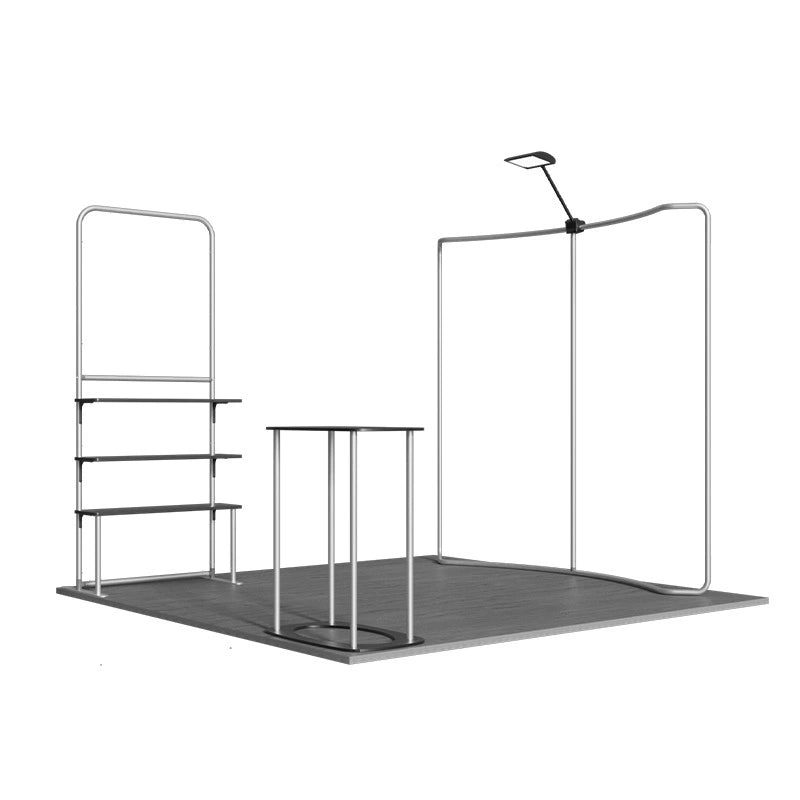 Portable 10x10ft trade show booth kit A4 for easy assembly
