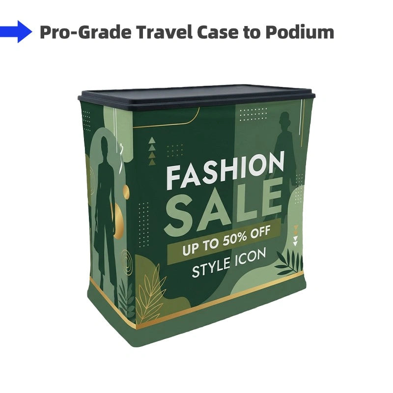 2-in-1 Promotional Counter and protective shipping case