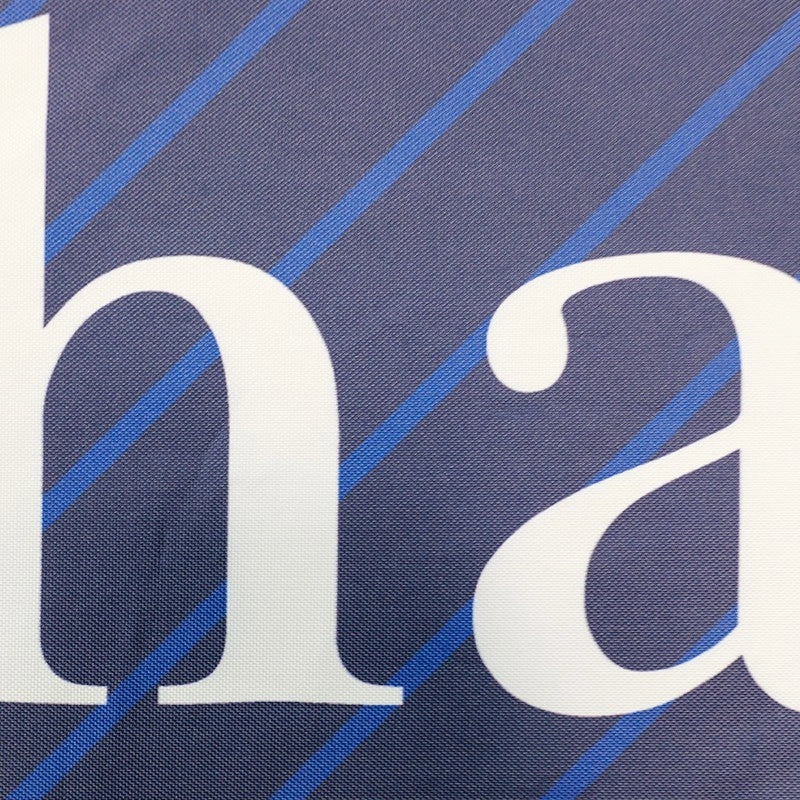 Portable branded canopy tent setup