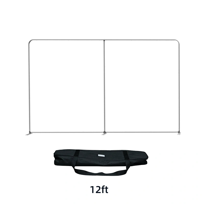 modern wedding fabric display panel stand