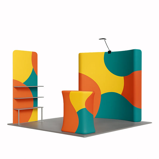 10x10ft trade show booth kit A4 for exhibitions and events
