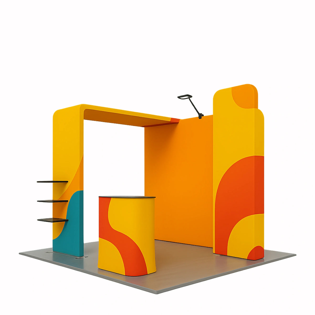 10x10ft trade show booth kit B3 for exhibitions and events