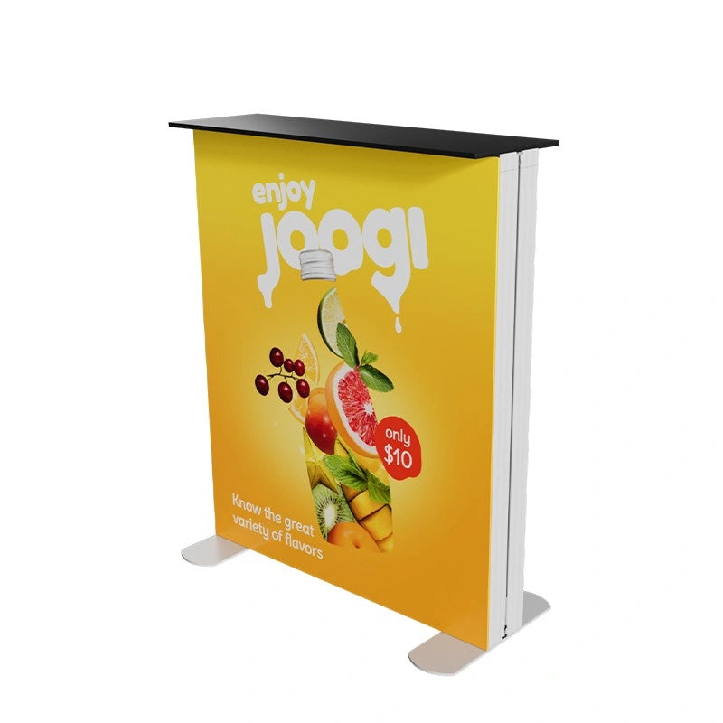 Complete D2 trade show booth package with custom branding for exhibitions