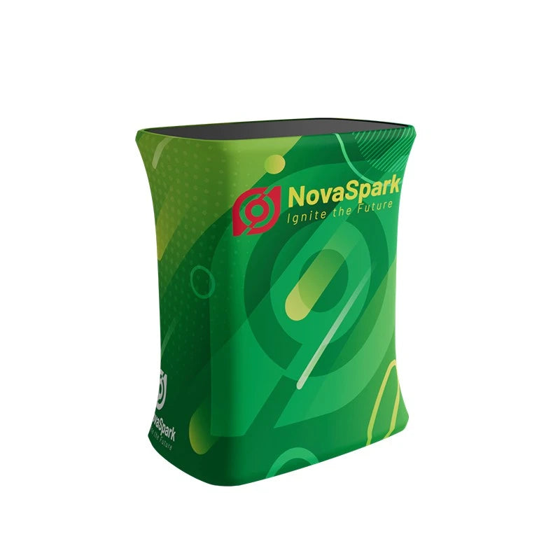 Flame-retardant 240g tension fabric used in 10x20 trade show display system