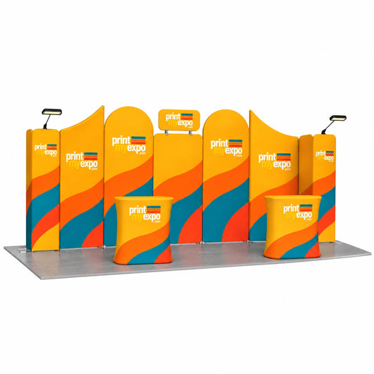 10x20ft Trade Show Booth Kit - B6