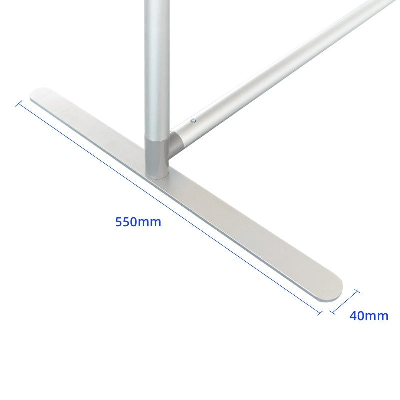 Curved magnetic concave slope banner display highlighting seamless fabric graphics