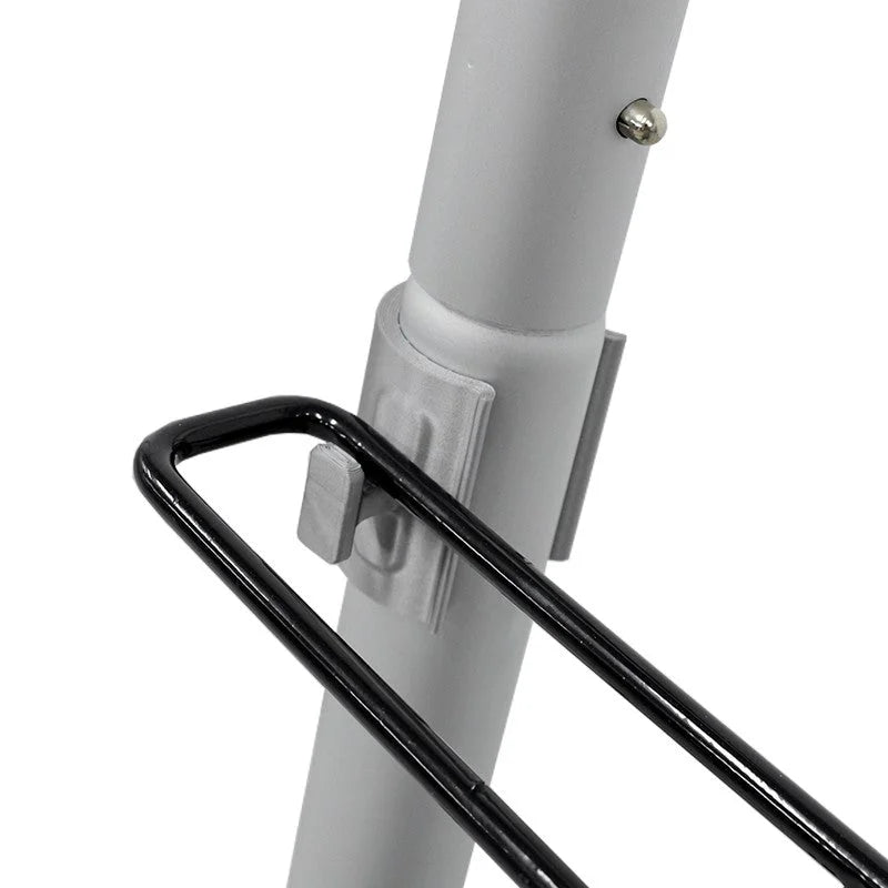 Versatile TV and tablet literature stand for retail and promotional events