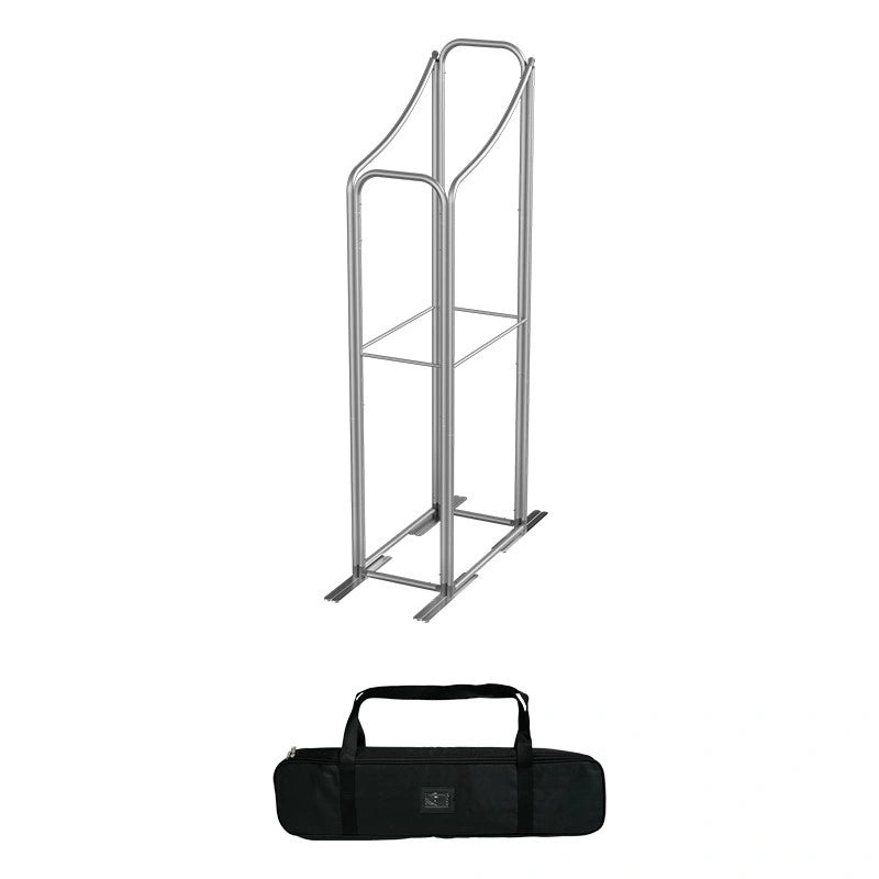 Portable magnetic trade show booth for 2x2m space