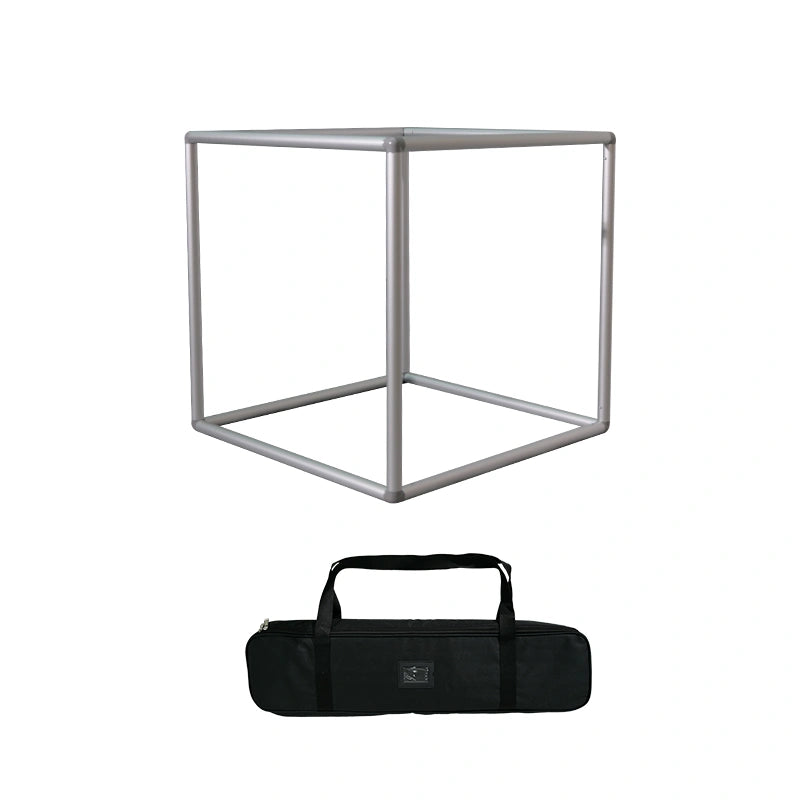Wedding stage cube display with custom print