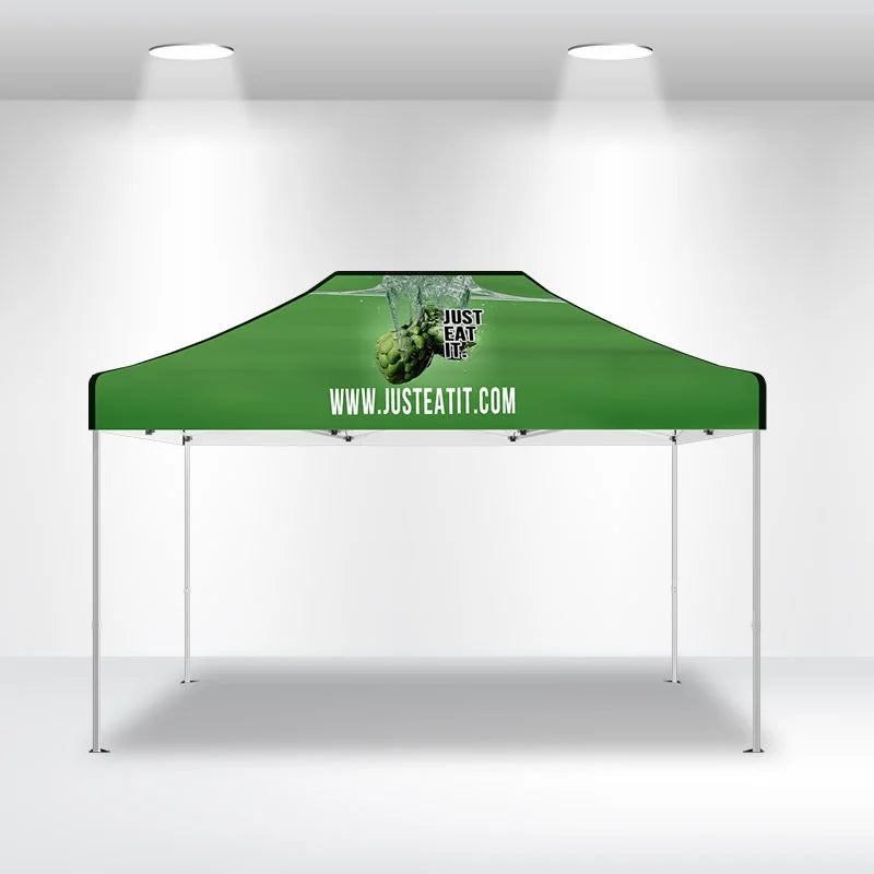 Portable 10x15 Advertising Tent designed for repeated use at festivals, outdoor markets, and promotional events